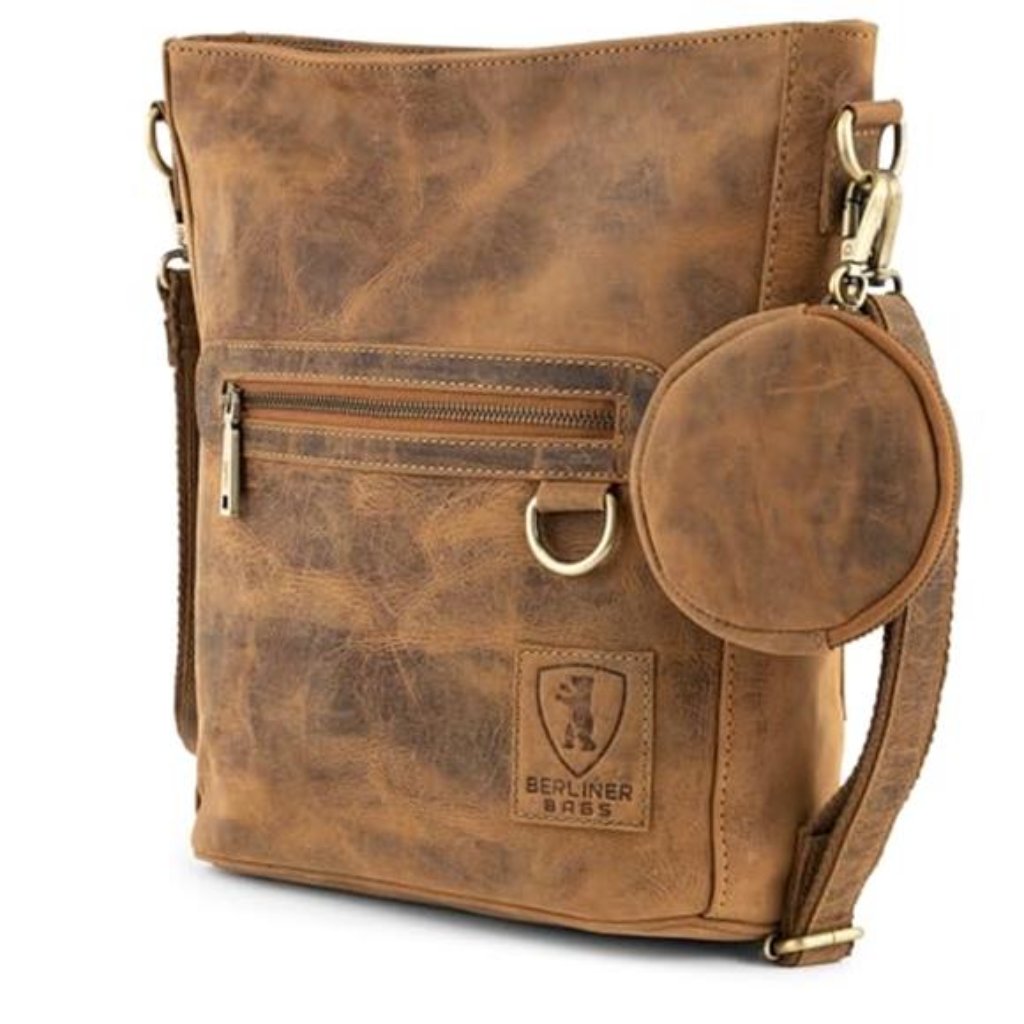 Vintage Genuine Leather Shoulder Bag Siena, Handbag, Crossbody Bag